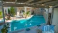 Crete, Pitsidia: วิลล่าที่ยอดเยี่ยมพร้อมสระว่ายน้ำและทิวทัศน์ของภูเขา Psiloritis
