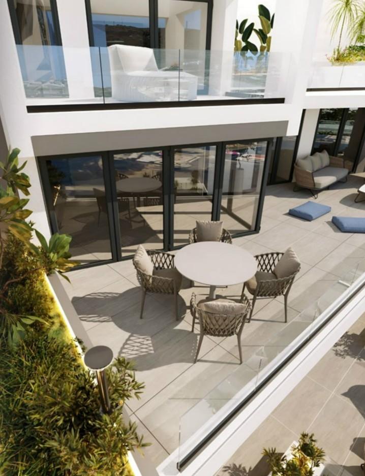 Projekt im Süden Kretas in Strandnähe mit Meerblick und Pool - Penthouse Plakias - Kallisti