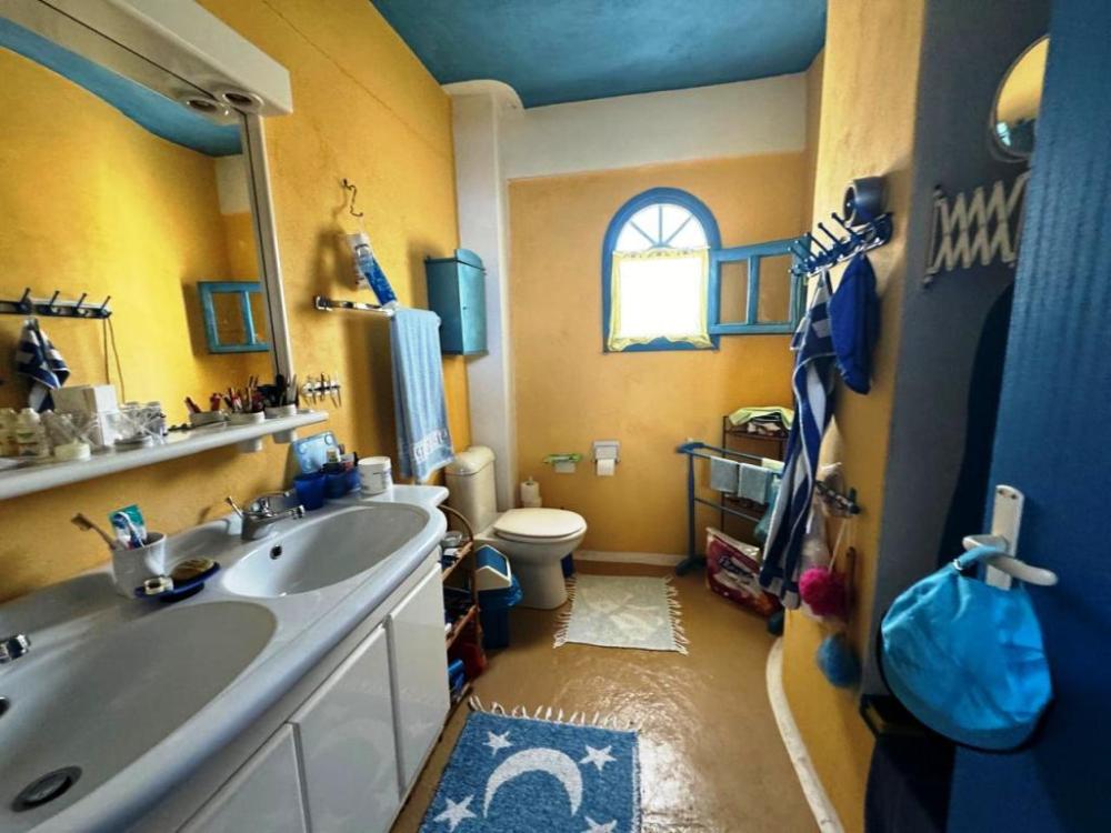 Südostkreta, Koutsounari: Haus auf zwei Ebenen mit herrlichem Meerblick zu verkaufen